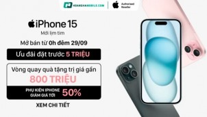 Hoàng Hà Mobile mở bán iPhone 15 series với nhiều ưu đãi bất ngờ